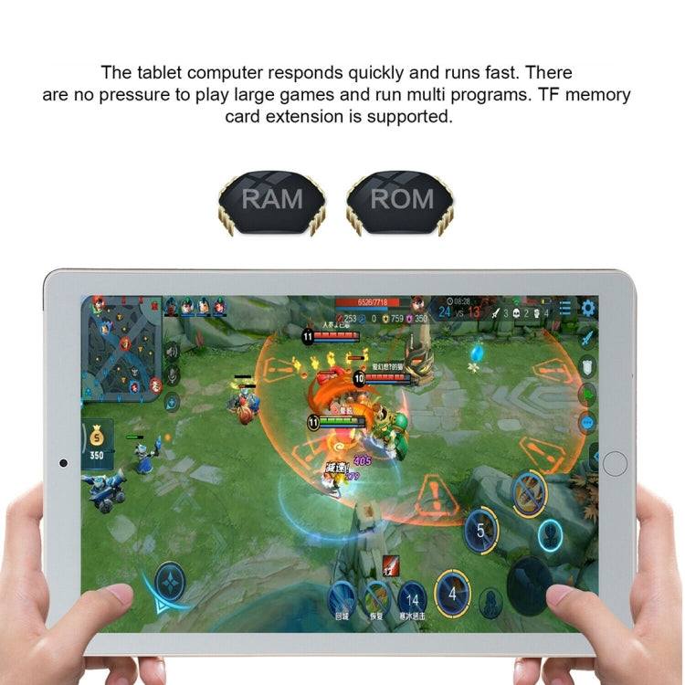 Y12 3G Phone Call Tablet PC, 10.1 inch, 2GB+16GB, Android 4.4 MTK6592 Octa-core up to 1.3GHz, WiFi, Bluetooth, OTG, GPS(Gold)