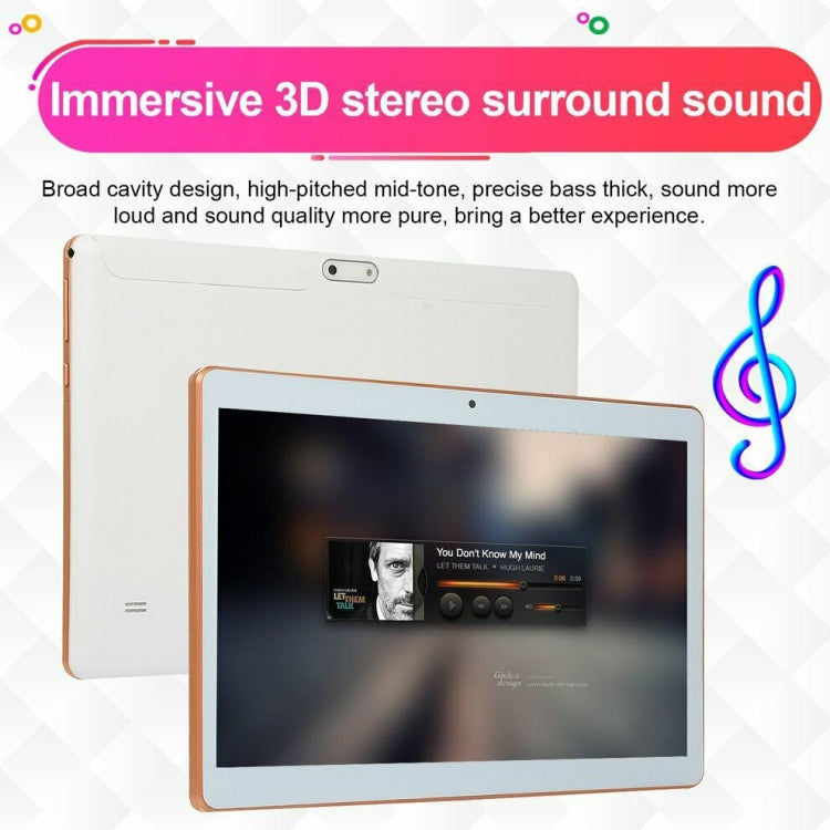 Y11 3G Phone Call Tablet PC, 10.1 inch, 2GB+16GB, Android 4.4 MTK6592 Octa-core up to 1.3GHz, WiFi, Bluetooth, OTG, GPS(Gold)