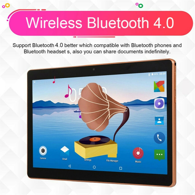 Y11 3G Phone Call Tablet PC, 10.1 inch, 2GB+16GB, Android 4.4 MTK6592 Octa-core up to 1.3GHz, WiFi, Bluetooth, OTG, GPS(Gold)