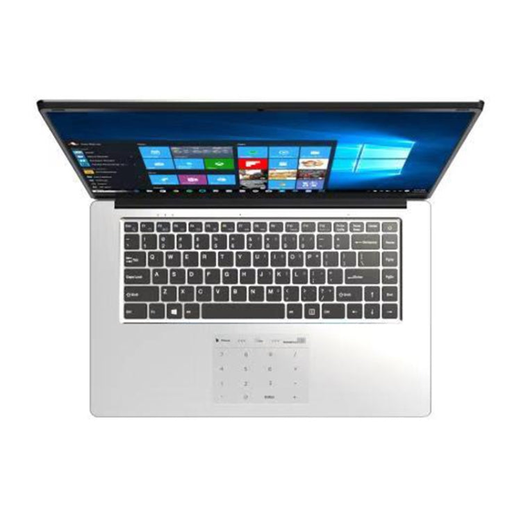 F156-8 15.6 inch Laptop, 8GB+512GB, Windows 10, Intel Celeron J3455 Quad Core up to 2.3GHz, Support WiFi / Bluetooth / TF Card Extension / Mini HDMI(Silver)