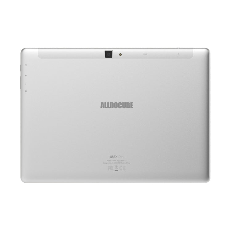 ALLDOCUBE M5X Pro 4G Call Tablet, 10.1 inch, 4GB+128GB, 6600mAh Battery, Android 8.0 MTK X27 (MT6797X) Deca Core Up to 2.6GHz, Support Bluetooth & Dual Band WiFi & Dual SIM & OTG(Silver)