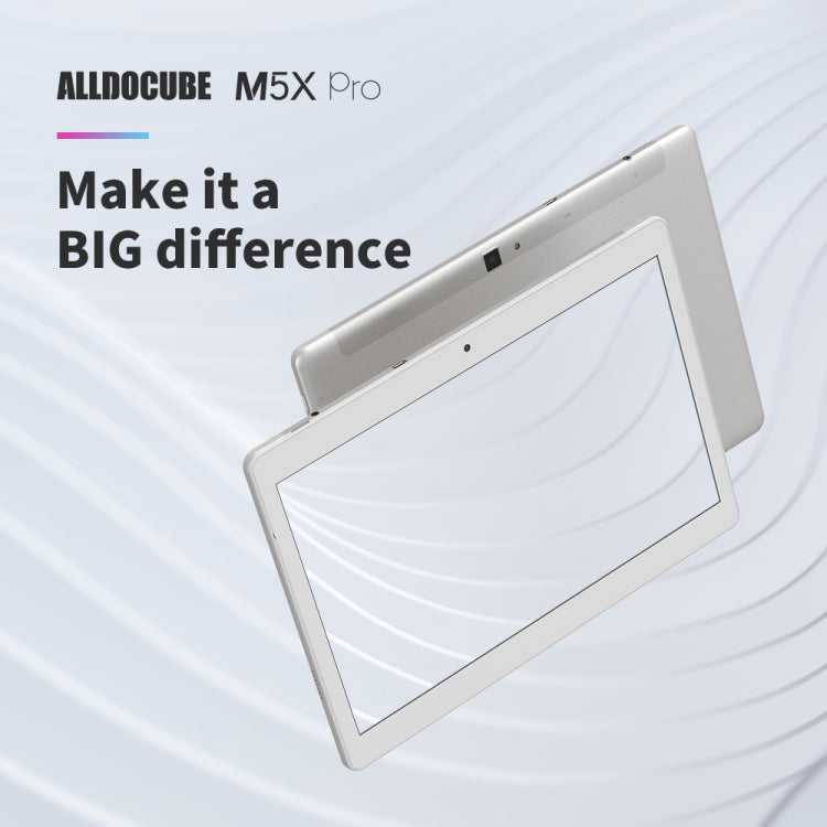 ALLDOCUBE M5X Pro 4G Call Tablet, 10.1 inch, 4GB+128GB, 6600mAh Battery, Android 8.0 MTK X27 (MT6797X) Deca Core Up to 2.6GHz, Support Bluetooth & Dual Band WiFi & Dual SIM & OTG(Silver)