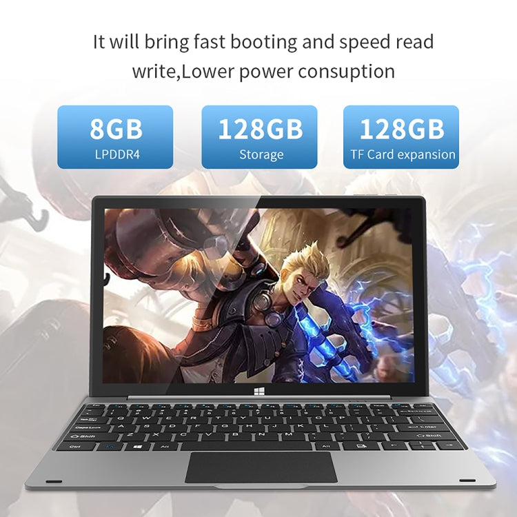 Jumper EZpad Pro 8 Tablet PC, 11.6 inch, 8GB+128GB, Windows 10 Intel Celeron N3350 or Atom E3950 Random CPU Delivery, Support TF Card & Bluetooth & Dual WiFi & Micro HDMI, Not Included Keyboard (Black+Grey)