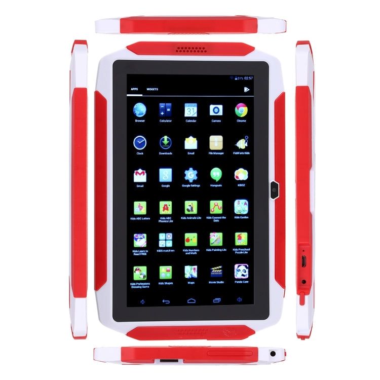 Q98 Kids Game Tablet PC, 7.0 inch, 1GB+16GB, Android 4.4 Allwinner A33 Quad Core, Support WiFi / Bluetooth / TF Card / G-sensor / Dual Camera
