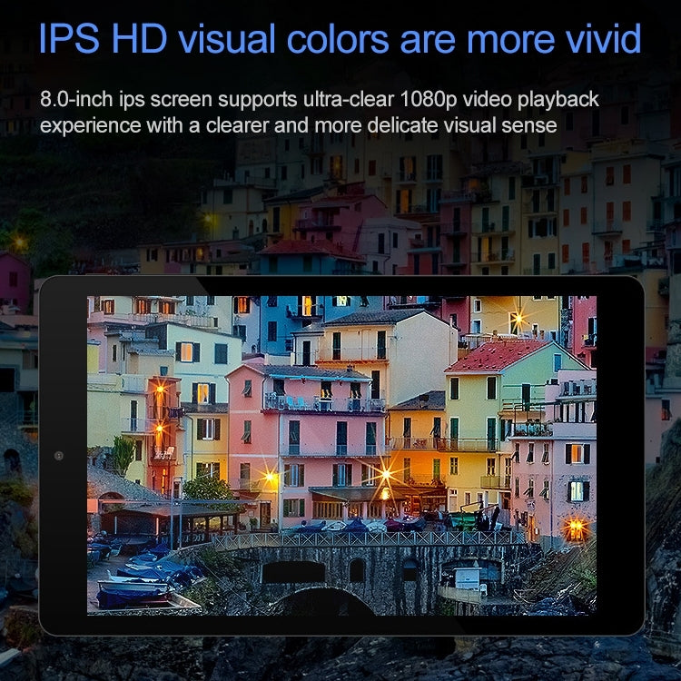 HSD8001 Tablet PC, 8 inch, 2GB+64GB, Windows 10, Intel Atom Z8300 Quad Core, Support TF Card & HDMI & Bluetooth & Dual WiFi