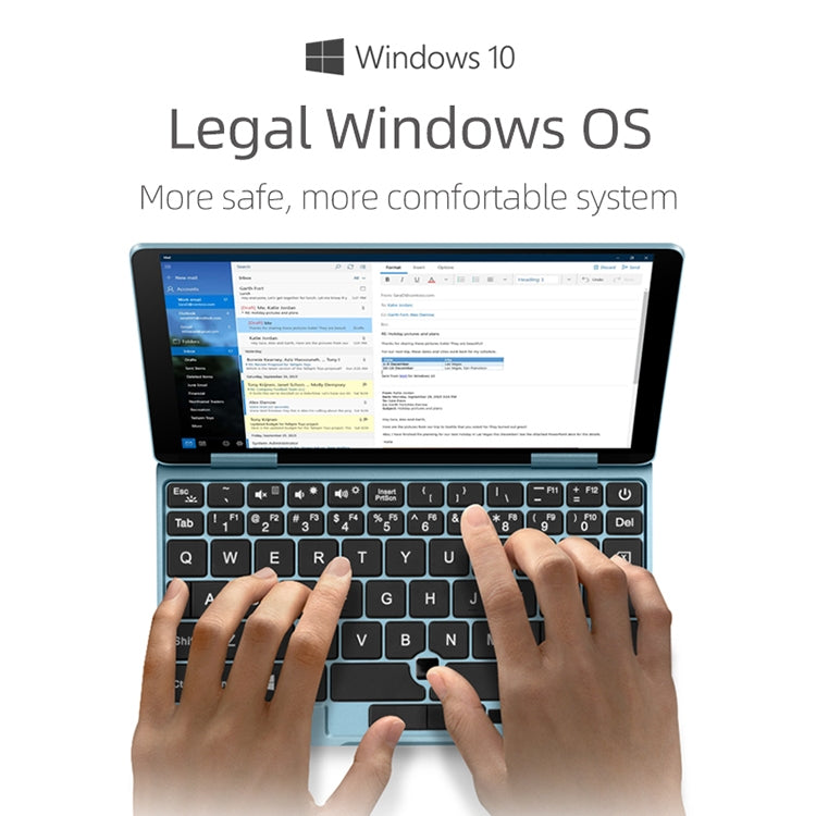 ONE-NETBOOK OneMix 1s+ Laptop, 7.0 inch, 8GB+256GB, Windows 10 Intel Core M3-8100Y, Support Dual Band WiFi & Bluetooth & Fingerprint Unlock(Baby Blue)