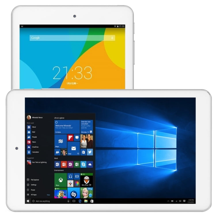 Cube iwork8 Air  Dual OS, 8.0 inch, 2GB+32GB, Windows 10 & Android 5.1 Intel Atom X5-Z8350 Quad Core 1.44GHz-1.8GHz(White)
