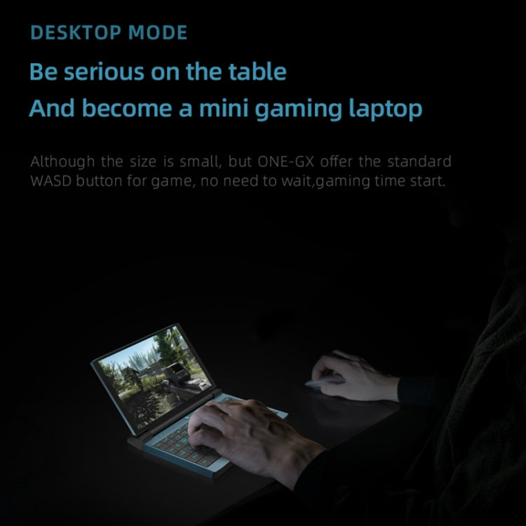 ONE-NETBOOK One-GX 4G Gaming Laptop, 7.0 inch, 8GB+256GB, Windows 10 Intel Core i5-10210Y Quad Core up to 4.0Ghz, Support WiFi 6 & Bluetooth & Micro HDMI(Baby Blue)