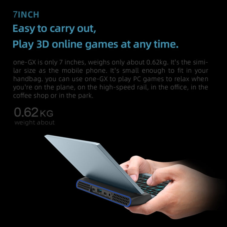 ONE-NETBOOK One-GX 4G Gaming Laptop, 7.0 inch, 8GB+256GB, Windows 10 Intel Core i5-10210Y Quad Core up to 4.0Ghz, Support WiFi 6 & Bluetooth & Micro HDMI(Baby Blue)