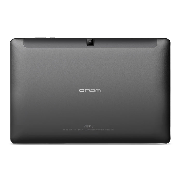 ONDA V18 Pro, 10.1 inch, 3GB+32GB, Android 7.1, 2.5K Screen, Allwinner New A63 Quad Core ARM A53 up to 1.8GHz, Support 4K Video Playback(Space Grey)