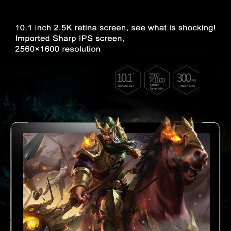 ONDA V18 Pro, 10.1 inch, 3GB+32GB, Android 7.1, 2.5K Screen, Allwinner New A63 Quad Core ARM A53 up to 1.8GHz, Support 4K Video Playback(Space Grey)