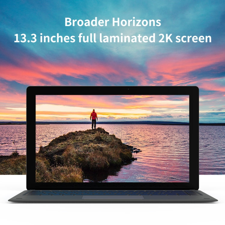 ALLDOCUBE KNote X Pro 2-in-1 Tablet PC, 13.3 inch, 8GB+128GB, without Keyboard, Windows 11 Intel Gemini Lake N4100 Quad-Core Up to 2.4GHz, Support TF Card & Dual Band WiFi & Bluetooth & G-sensor (Black+Gray)