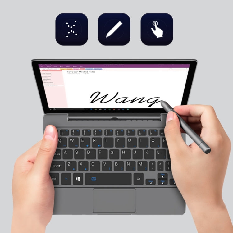 GPD P2 Max Mini Laptop, 8.9 inch, 8GB+256GB, Windows 10 Intel Celeron 3965Y Dual Core 1.5Ghz, Support Fingerprint Identification & Dual Band WiFi & Bluetooth & Micro HDMI(Silver)