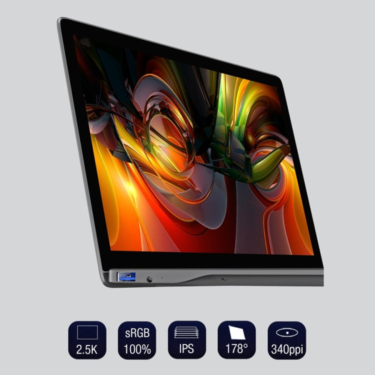GPD P2 Max Mini Laptop, 8.9 inch, 8GB+256GB, Windows 10 Intel Celeron 3965Y Dual Core 1.5Ghz, Support Fingerprint Identification & Dual Band WiFi & Bluetooth & Micro HDMI(Silver)