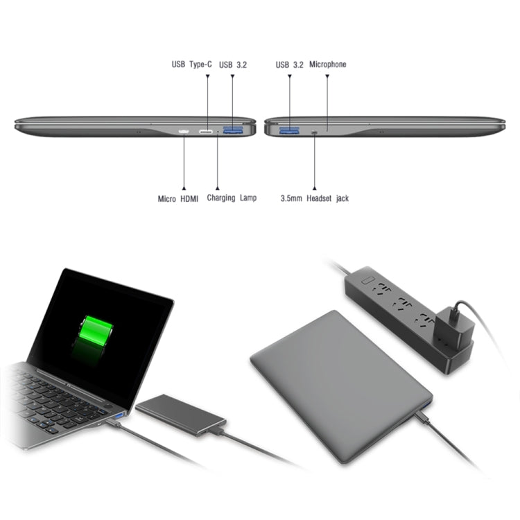 GPD P2 Max 2022 Mini Laptop, 8.9 inch, 16GB+1TB, Windows 11 Intel Pentium Silver N6000 Quad Core 1.1-3.3Ghz, Support Fingerprint Identification & Dual Band WiFi & Bluetooth & Micro HDMI(Gun Metal)