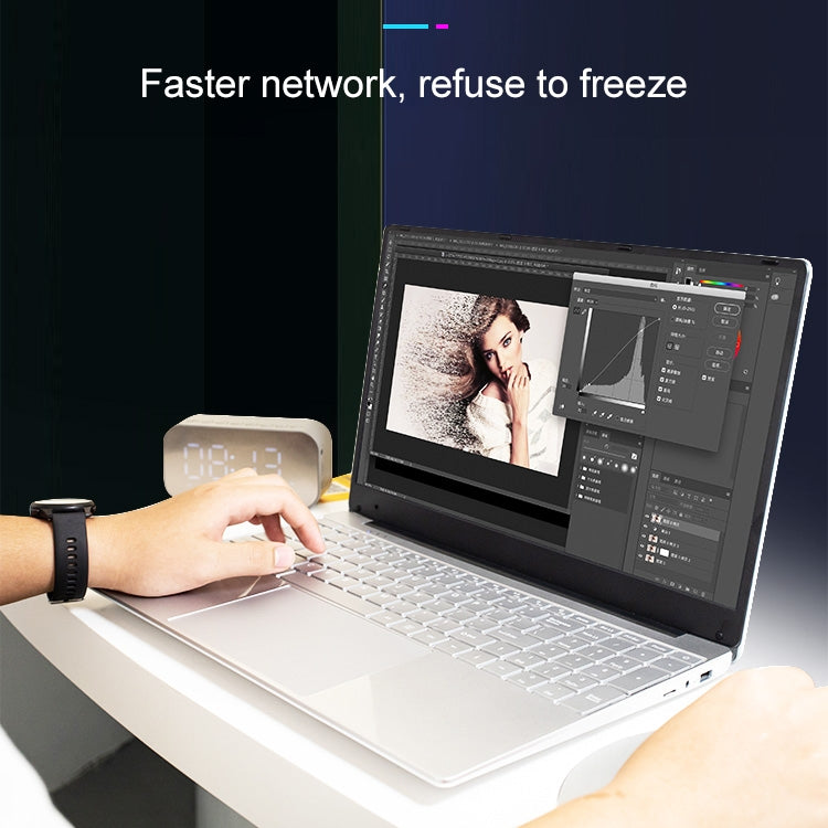 F16 Laptop, 15.6 inch, 8GB+256GB, Windows 10 OS,  Intel Celeron J4105 / J4115 / J4125 Quad Core 1.8-2.5GHz (Random CPU Delivery), Support TF Card & Bluetooth & WiFi & HDMI, US Plug