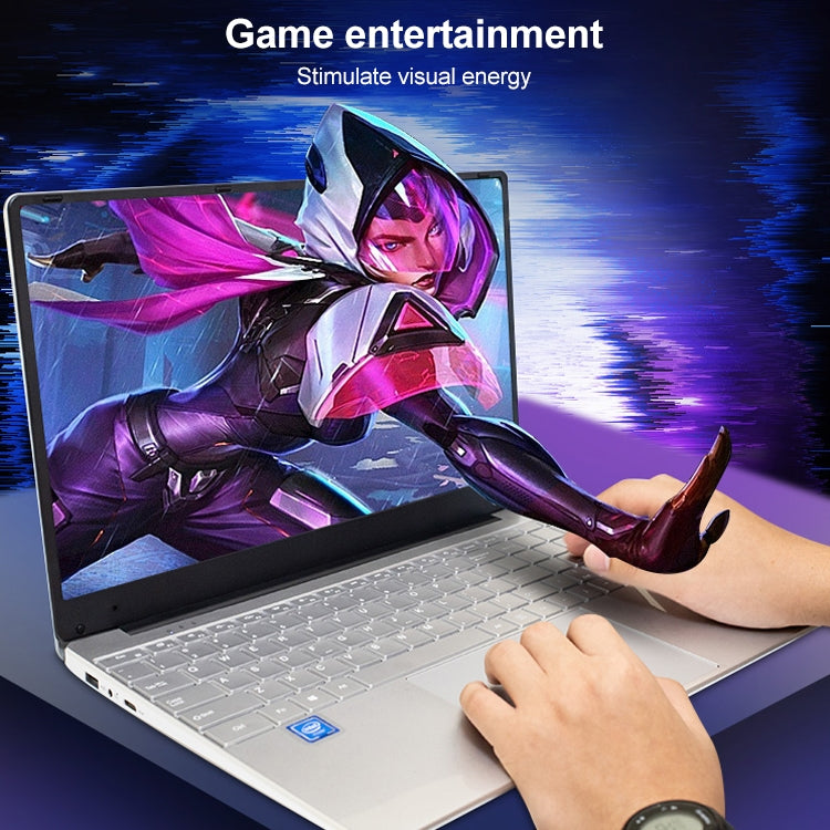 F16 Laptop, 15.6 inch, 8GB+1TB, Windows 10 OS,  Intel Celeron J4105 / J4115 / J4125 Quad Core 1.8-2.5GHz (Random CPU Delivery), Support TF Card & Bluetooth & WiFi & HDMI, US Plug