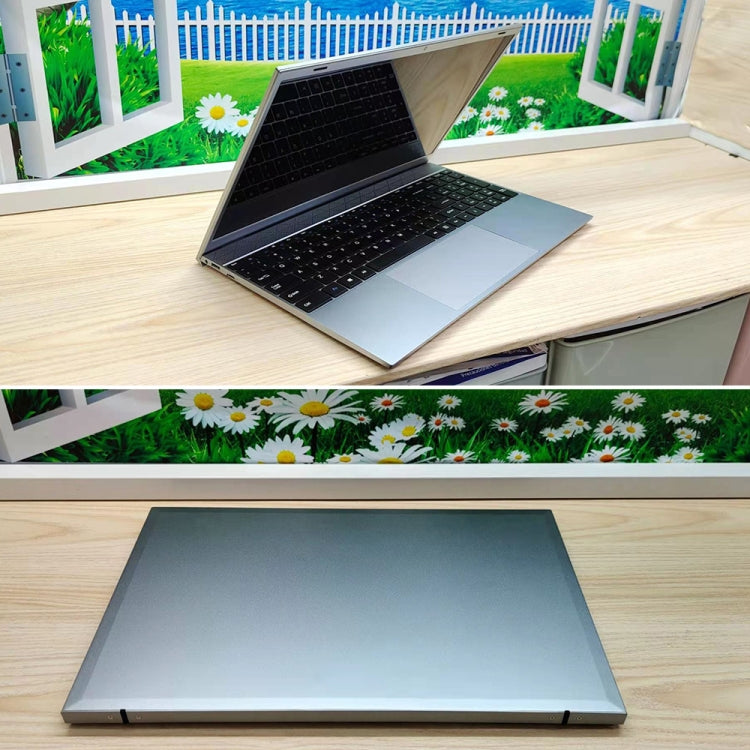 F18 Laptop, 15.6 inch, 8GB+256GB, Windows 10 OS, Intel Celeron J4115 Quad Core 1.8GHz-2.5GHz, Support TF Card & Bluetooth & WiFi & RJ45, US Plug
