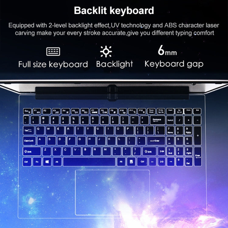 F20 Laptop, 15.6 inch, 16GB+1TB, Windows 10 OS, Intel Pentium 4405U Dual Core 2.1GHz, Support SD Card & Bluetooth & WiFi & HDIM, US Plug