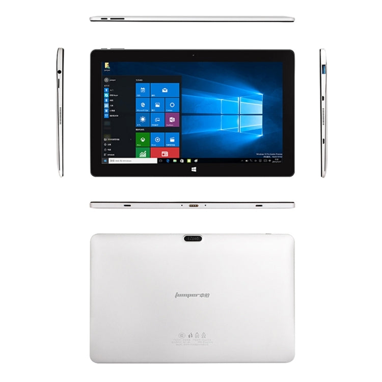 Jumper EZpad 6 M6 Tablet PC, 10.8 inch, 2GB+32GB, Windows 10 Intel Cherry Trail Z8350 Quad Core 1.44Ghz, Support TF Card & Bluetooth & WiFi(Silver)