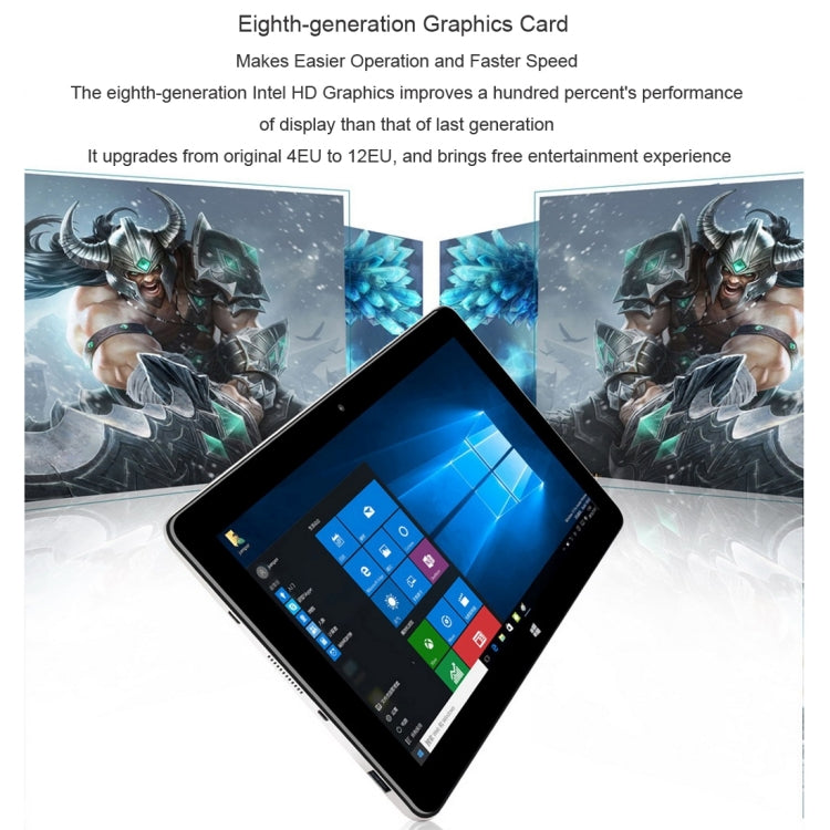 Jumper EZpad 6 M6 Tablet PC, 10.8 inch, 2GB+32GB, Windows 10 Intel Cherry Trail Z8350 Quad Core 1.44Ghz, Support TF Card & Bluetooth & WiFi(Silver)