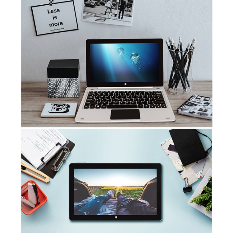 Jumper EZpad 6 Tablet PC, 11.6 inch, 4GB+64GB, Windows 10 Intel Cherry Trail Z8350 Quad Core 1.44Ghz, Support TF Card & Bluetooth & WiFi(Silver)