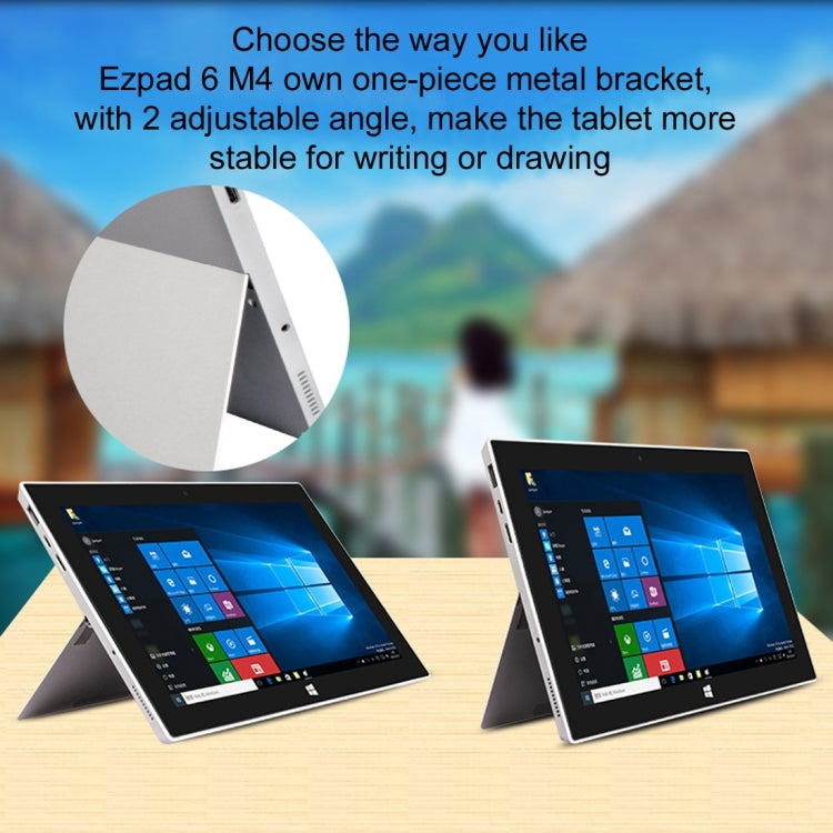 Jumper EZpad 6 M4 Tablet PC, 10.6 inch, 4GB+64GB, One-piece Metal Bracket, Windows 10 Intel Cherry Trail Z8350 Quad Core 1.44Ghz, Support TF Card & Bluetooth & WiFi(Silver)
