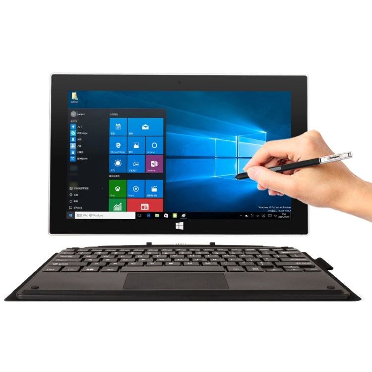 Jumper EZpad 6 M4 Tablet PC, 10.6 inch, 4GB+64GB, One-piece Metal Bracket, Windows 10 Intel Cherry Trail Z8350 Quad Core 1.44Ghz, Support TF Card & Bluetooth & WiFi(Silver)