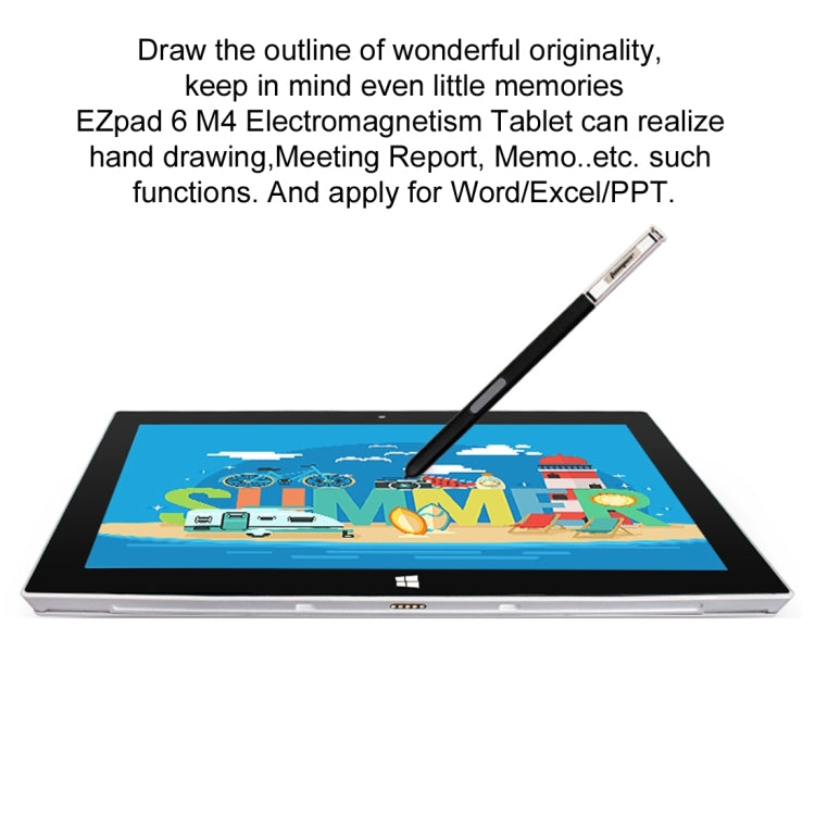 Jumper EZpad 6 M4 Tablet PC, 10.6 inch, 4GB+64GB, One-piece Metal Bracket, Windows 10 Intel Cherry Trail Z8350 Quad Core 1.44Ghz, Support TF Card & Bluetooth & WiFi(Silver)