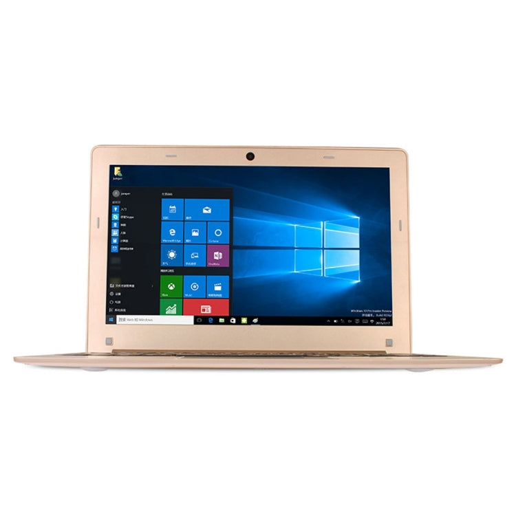 Jumper EZbook Air Laptop, 11.6 inch, 4GB+128GB, 8000mAh Battery, Windows 10 Intel Cherry Trail Z8350 Quad Core 1.44Ghz, Support Bluetooth & Dual Band WiFi(Gold)