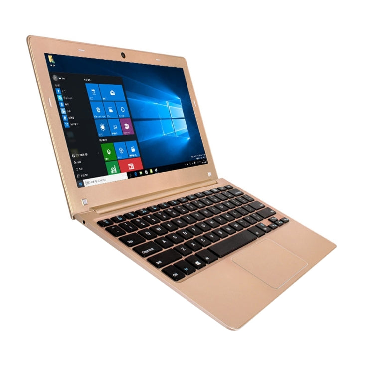 Jumper EZbook Air Laptop, 11.6 inch, 4GB+128GB, 8000mAh Battery, Windows 10 Intel Cherry Trail Z8350 Quad Core 1.44Ghz, Support Bluetooth & Dual Band WiFi(Gold)
