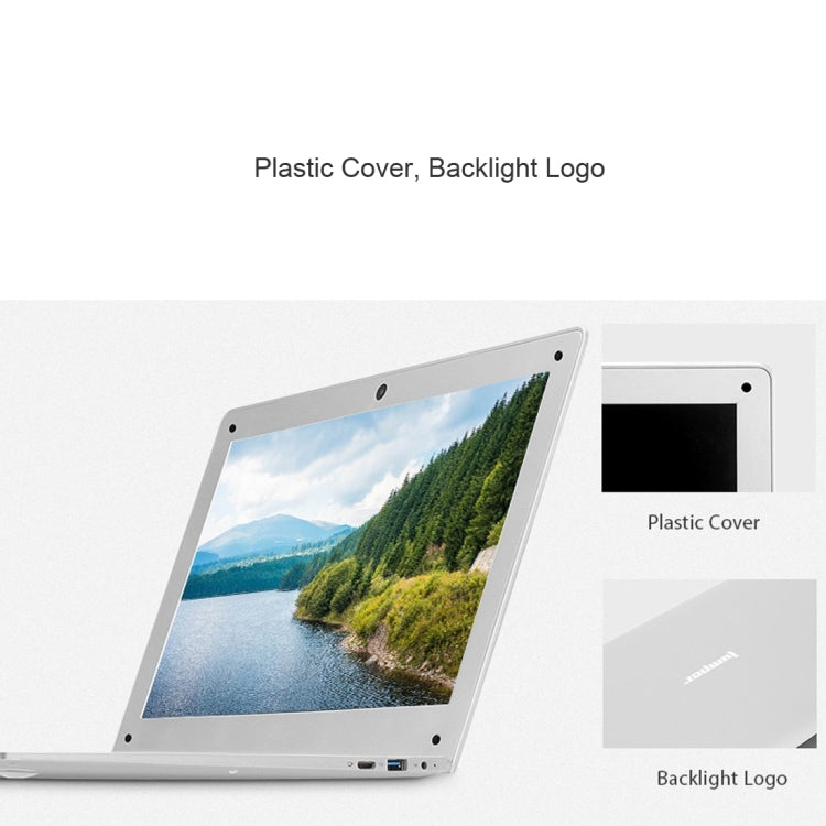 Jumper EZbook 2 Laptop, 14.1 inch, 2GB+64GB, 10000mAh Battery, Windows 10 Intel Cherry Trail Z8300 Quad Core 1.34Ghz, Support Mini SD Card & HDMI(Silver)