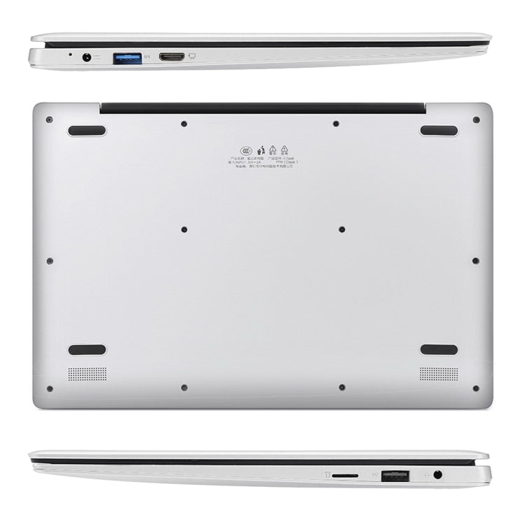 Jumper EZbook 3 Laptop, 14 inch, 4GB+64GB, 10000mAh Battery, Windows 10 Intel Apollo Lake N3350 Dual Core 1.1GHz-2.4GHz, Support TF Card & WiFi & HDMI(Silver)