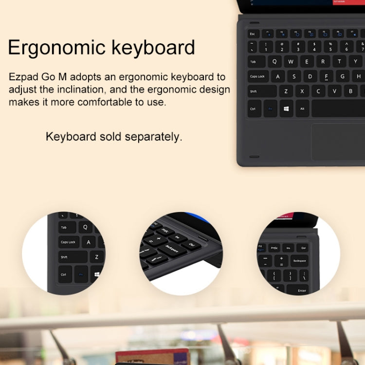 Jumper Ezpad GO M Tablet PC, 10.1 inch, 6GB+64GB, Windows 10 Intel Apollo Lake N3350 Dual Core 1.1GHz-2.4GHz, Support TF Card & Bluetooth & WiFi & Micro HDMI, Not Included Keyboard (Black+Grey)