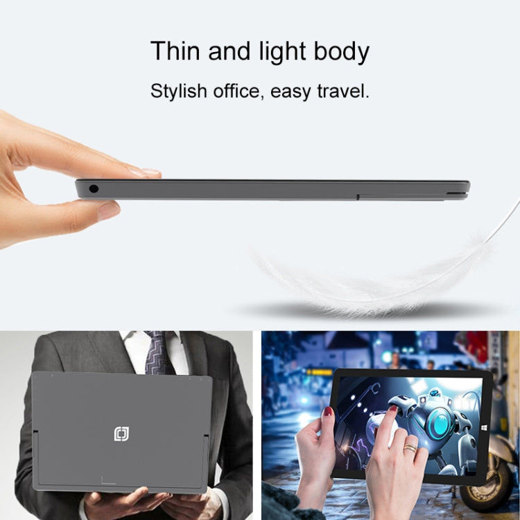 Jumper Ezpad GO M Tablet PC, 10.1 inch, 6GB+64GB, Windows 10 Intel Apollo Lake N3350 Dual Core 1.1GHz-2.4GHz, Support TF Card & Bluetooth & WiFi & Micro HDMI, Not Included Keyboard (Black+Grey)