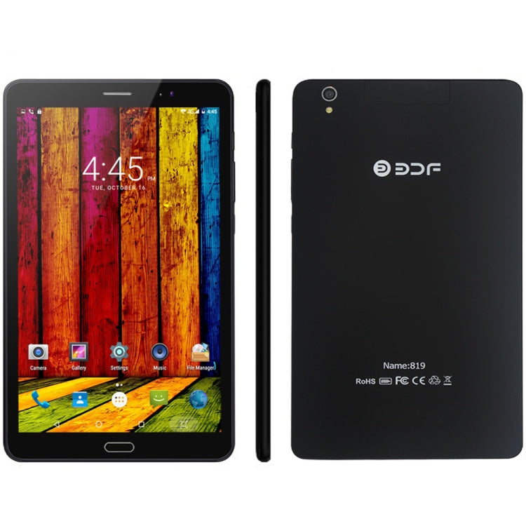 BDF 819 4G Phone Call Tablet PC, 8 inch 2GB+32GB, Android 8.0, MTK6753 Octa Core, Support Dual SIM / WiFi / Bluetooth / Google Play