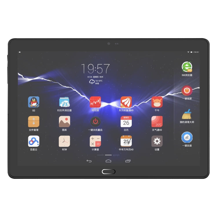 BDF X20 4G Phone Call Tablet PC, 10.8 inch, 4GB+64GB, Android 8.0, MT6797 Deca Core 64-bits up to 2.6GHz, Support Dual SIM & Bluetooth & Dual Band WiFi & GPS, EU Plug(Black)