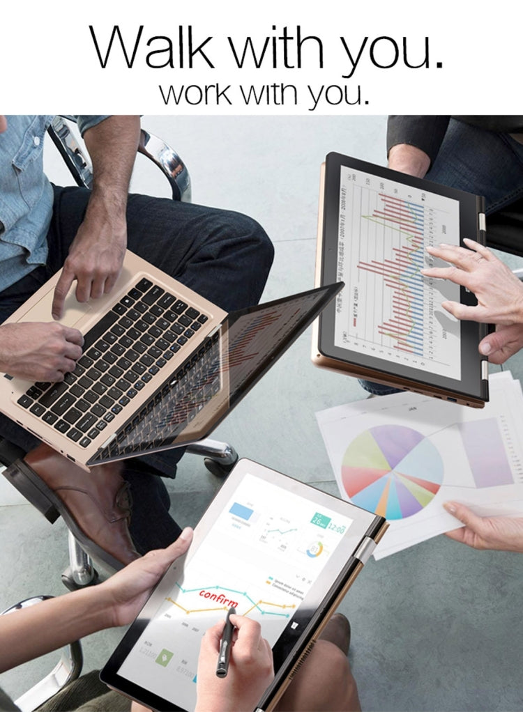 VOYO VBOOK V3 i5 6200 , 13.3 inch, 4GB+128GB SSD, 2 in 1 Tablet + Keyboard, Fingerprint Identification, 12000mAh Battery,Windows 10 Intel skylake Core i5 6200 Dual Core 2.3Ghz, Support 360 Degree Turning & TF Card & Bluetooth & WiFi(Gold)