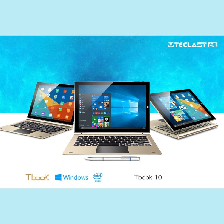 Teclast Tbook 10 Dual OS 2-in-1 Tablet, R0M: 64GB, 10.1 inch Android 5.1 + Windows 10 Intel Cherry Trail X5-Z8300 64-bit X86 1.84GHz, RAM: 4GB