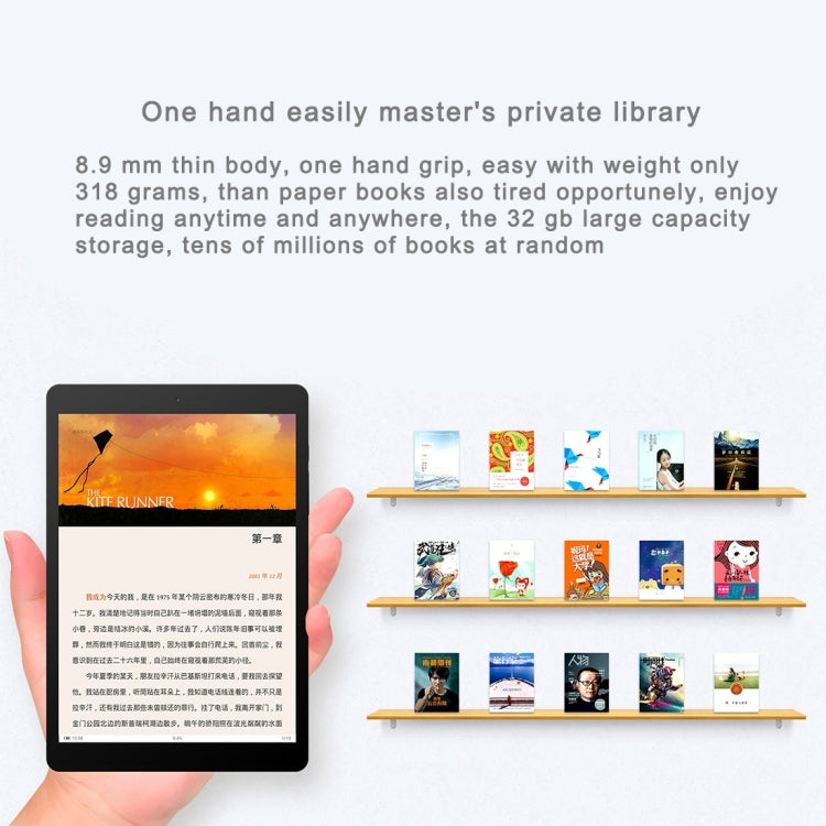Teclast X89 Kindow Dual OS Tablet E-reader, 7.5 inch Android 4.4 + Windows 10 Intel BayTrail Z3735F 64-bit Quad Core, RAM: 2GB