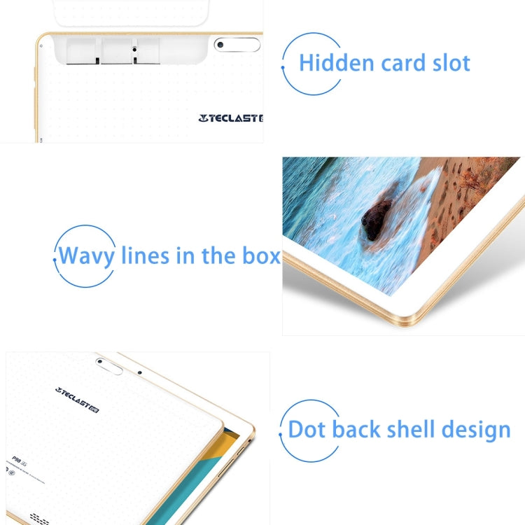 Teclast P98 3G Calling Tablet, 1GB+16GB, Dual Channel Stereo Speakers, Hidden Card Slots Design, 9.6 inch Screen Android 5.1 OS, MT6580 64-bit, Support Dual SIM, 32GB TF Card, WiFi, Bluetooth 4.0, GPS