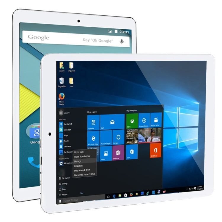 Teclast X98 Plus II Tablet, 9.7 inch, 4GB+64GB, Dual Camera, with DC Port, 8000mAh Big Battery, Windows 10 Home + Android 5.1 Dual OS, Intel Cherry Trail X5-Z8350 1.84GHz, RAM: 4GB