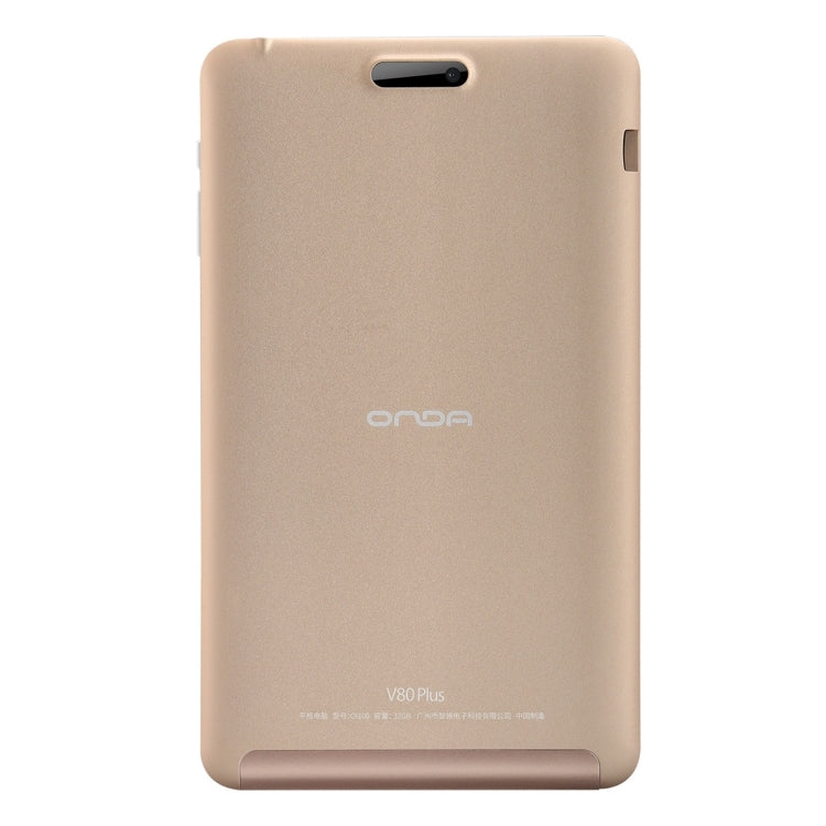 ONDA V80 Plus Dual OS Tablet, 8.0 inch, 2GB+32GB, CE / FCC / ROHS / WEEE Certificated, Dual Camera, Windows 10 Home + Android 5.1 Dual OS, Intel Cherry Trail X5-Z8350 1.84GHz, RAM: 2GB(Champagne Gold)