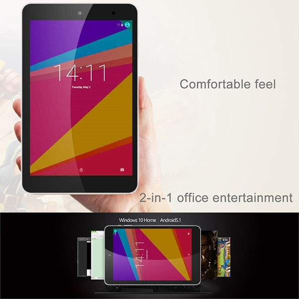 ONDA V80 Plus Android OS Tablet, 8.0 inch, 2GB+32GB, Got CE / FCC / ROHS / WEEE Certification, Dual Camera, Android 5.1 OS, Intel X5-Z8350 1.94GHz, RAM: 2GB ROM: 32GB, Support 128GB TF Card & Bluetooth 4.0 & WiFi & OTG & G-sensor & WiDi
