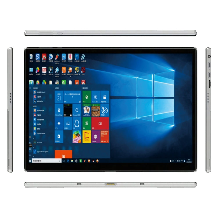 F123 2 in 1 Tablet PC, 12.3 inch, 8GB+128GB, Windows10 Intel Celeron N4125 Quad Core 2.0-2.7GHz, with Keyboard, Support Bluetooth & WiFi & TF Card, US Plug