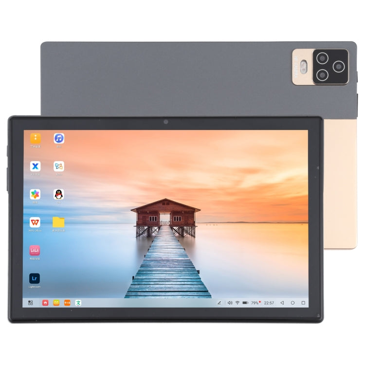 HS70D 4G Phone Call Tablet PC, 10.1 inch, 3GB+32GB, Android 8.1 MT6755V Octa-core, With Keyboard, Support Dual SIM / WiFi / Bluetooth / GPS, EU Plug