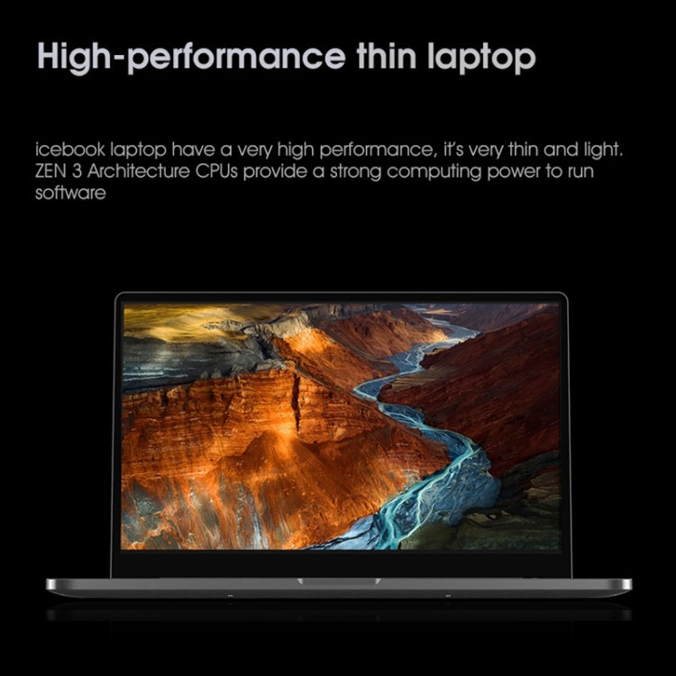 W041-ID4-156 AMD Laptop, 15.6 inch FHD, 8GB+256GB, Fingerprint Unlock, Windows 11 English OS AMD Ryzen 3 5300U Quad Core, Support Bluetooth & Dual WiFi, US Plug