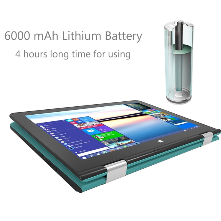 azpen X1052 Laptop, 10.1 inch, 2GB+32GB, 360 Degree Rotation, Windows 10, Intel Z8300 Quad-core up to 1.84GHz, WiFi, HDMI