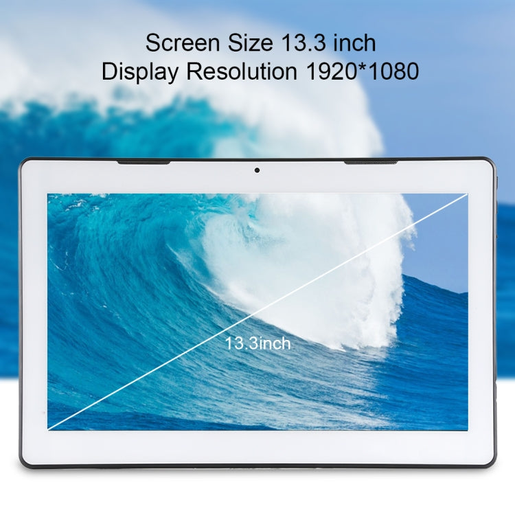 Hongsamde T133 Tablet PC, 13.3 inch, 2GB+32GB, 8000mAh Battery, Android 7.0 MT8735 Quad Core A53 64-bit 1.0GHz, Support Bluetooth & WiFi & G-sensor & GPS & FM & OTG(Black)
