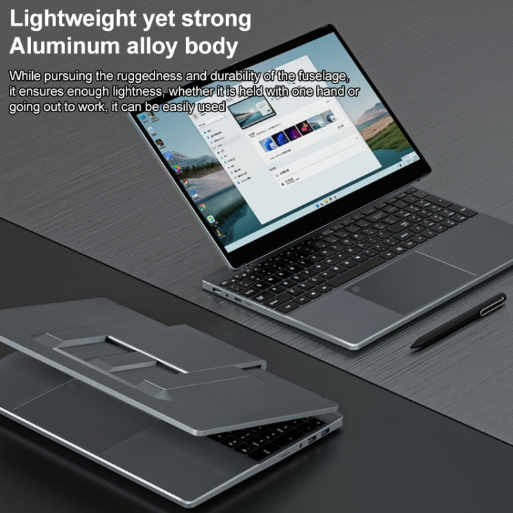 N95 Yoga Laptop, 15.6 inch, 12GB+1TB, Windows 10, Intel Alder Lake N95 Quad Core 1.7GHz-3.4GHz, Support Dual Band WiFi / BT